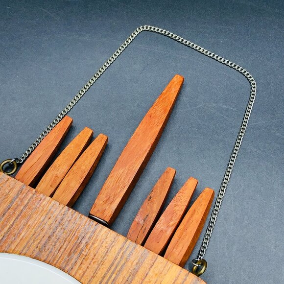 Vintage Teapot Shaped Cheese Board and Utensils SET, Mid Century Rooster Hanging - Picture 3 of 16